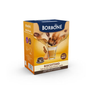 16 capsule Caffe Borbone Biscottino compatibili Lavazza a modo mio® EMOZIONI DI GUSTO
