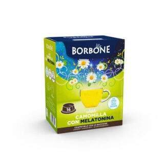16 capsule Caffe Borbone Camomilla Melatonina compatibili Lavazza* a modo mio®* EMOZIONI DI GUSTO