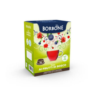 16 capsule Caffe Borbone Tisana frutti di bosco compatibili Lavazza* a modo mio®* EMOZIONI DI GUSTO