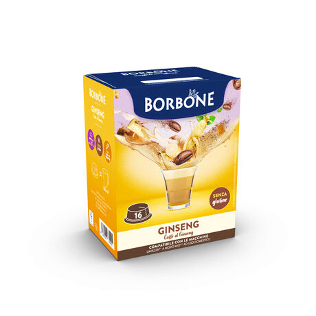 16 CAPSULE CAFFE' BORBONE GINSENG DOLCE GUSTO