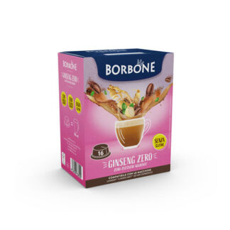 16 capsule Caffe Borbone Ginseng ZERO compatibili Lavazza* a modo mio®* EMOZIONI DI GUSTO