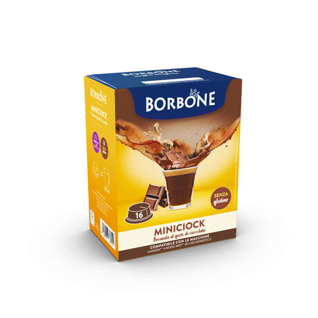 16 capsule Caffe Borbone Miniciock Cioccolata compatibili Lavazza a modo mio®  EMOZIONI DI GUSTO - Capsule & Coffee
