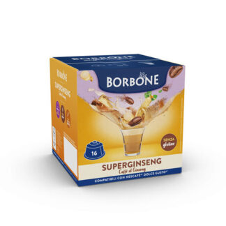 16 capsule Caffe Borbone Super Ginseng compatibili Nescafé® Dolce Gusto® EMOZIONI DI GUSTO