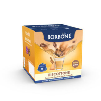 16 capsule Caffe Borbone Biscottone compatibili Nescafé® Dolce Gusto® EMOZIONI DI GUSTO