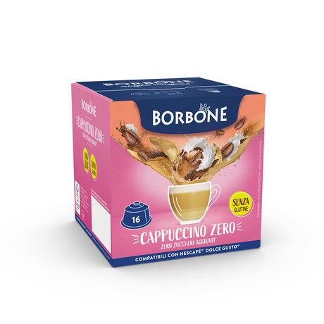 16 capsule Caffe Borbone Cappuccino zero light compatibili Nescafé® Dolce  Gusto® EMOZIONI DI GUSTO (più ne acquisti più risparmi) - Capsule & Coffee