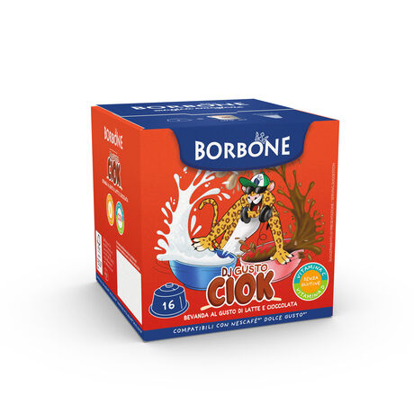 16 capsule Caffe Borbone DJ gusto Ciock compatibili Nescafé® Dolce