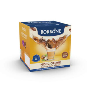 16 capsule Caffe Borbone Nocciolone compatibili Nescafé® Dolce Gusto® EMOZIONI DI GUSTO