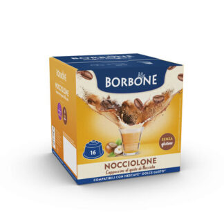 16 capsule Caffe Borbone Nocciolone compatibili Nescafé® Dolce Gusto® EMOZIONI DI GUSTO