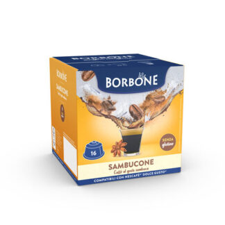 16 capsule Caffe Borbone Sambucone compatibili Nescafé® Dolce Gusto® EMOZIONI DI GUSTO