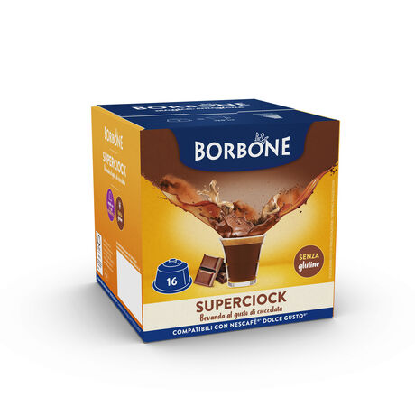 16 capsule Caffe Borbone Super Ciock compatibili Nescafé® Dolce Gusto®  EMOZIONI DI GUSTO - Capsule & Coffee