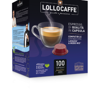 Lollo Caffè 100 Capsule Miscela Classica Lavazza* a modo mio* Compatibili (più ne acquisti più risparmi)