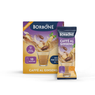 Caffè Borbone 10 Stick preparato solubile per caffè al GINSENG