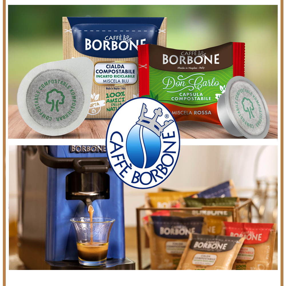 MIX 400 CAPSULES CAFFÈ BORBONE RESPRESSO - 100 MISCELA NERA - 100