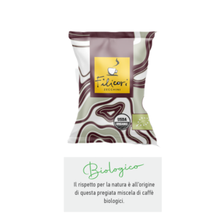 Filicori Zecchini- 100 capsule di caffè BIOLOGICO compatibili con sistema Lavazza* Espresso Point* (più ne acquisti più risparmi)