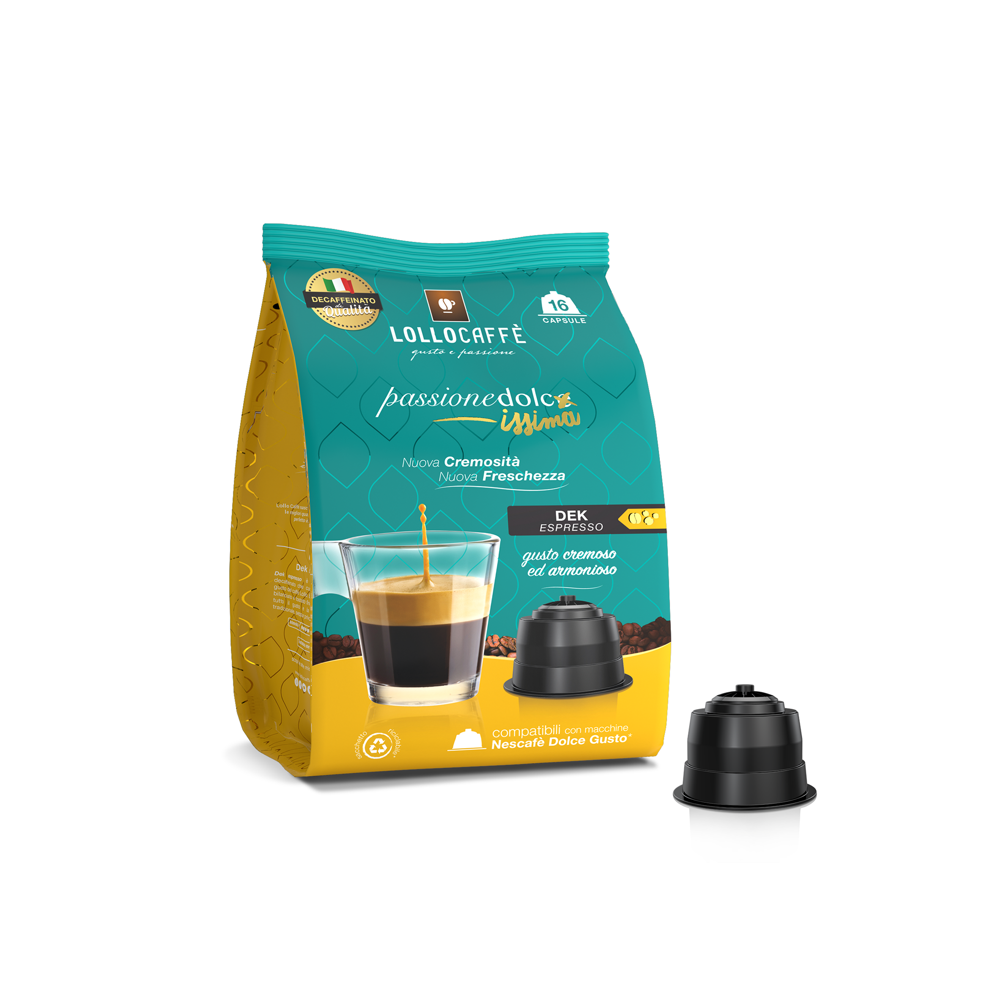 Capsule compatibili Nescafè Dolce Gusto - Cappuccino Cortado Decaffeinato