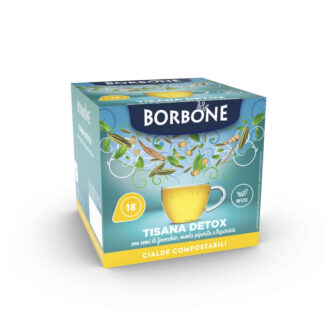 18 cialde carta ESE 44mm Tisana Detox Caffè Borbone
