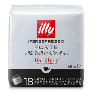 18 Capsule caffè Forte Illy Iperespresso Cube
