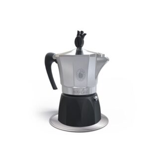 MokaCiao Borbone - caffettiera da 3 tazze con 15 cialde OMAGGIO (ora anche per fornelli a induzione)