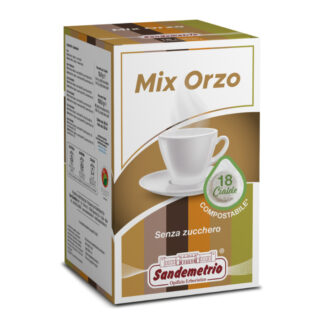 18 Cialde Mix di Orzo Aromatizzati San Demetrio in filtro carta ESE 44 mm