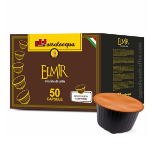Caffè Passalacqua 50 capsule compatibili Nescafè Dolce Gusto miscela ELMIR