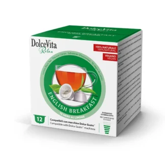 Capsule Cialde Dolce Vita Dolce Gusto®* ENGLISH BREAKFAST 12 pz. winter