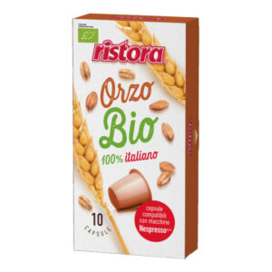 10 capsule compatibili Nespresso Ristora Orzo Solubile Biologico