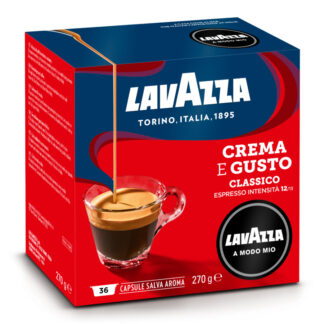 36 capsule caffè Crema e Gusto Lavazza A Modo Mio originali