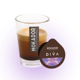 Mokador 100 capsule cialde caffè miscela Elizabeth  SISTEMA DIVA (NEWS)