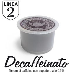 50 capsule Caffè Decaffeinato Linea 2 compatibile Fior Fiore Coop e Aroma Vero