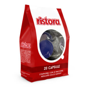 20 Capsule Ristora Camomilla alla Melatonina compatibili Nescafé® Dolce Gusto® – Rilassante, Sonno Naturale