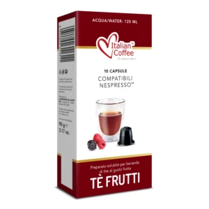10 Capsule Te ai Frutti Italian Coffee compatibili macchine Nespresso