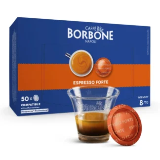 50 Capsule Caffè Borbone Forte compatibili Nespresso®* Professional