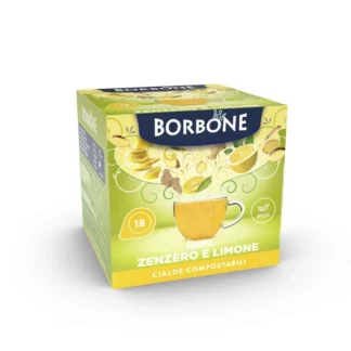 18 cialde carta ESE 44mm Tisana Zenzero Limone Caffè Borbone
