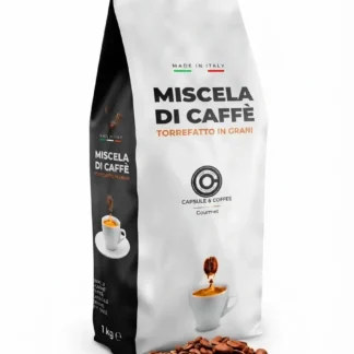 Capsule & Coffee - Caffè in Grani nuova miscela Gourmet | 1 Kg | Torrefatto in Sicilia (OFFERTA LANCIO)