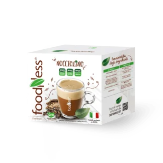 Foodness NOCCIOLINO Senza Lattosio - 10 Capsule Compatibili Dolce Gusto®