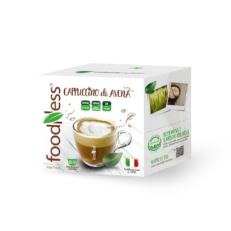 Foodness CAPPUCCINO di AVENA senza Lattosio - 10 Capsule Compatibili Dolce Gusto®