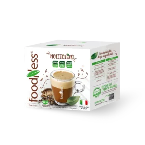 Foodness NOCCIOLINO Senza Lattosio - 10 Capsule Compatibili Dolce Gusto®