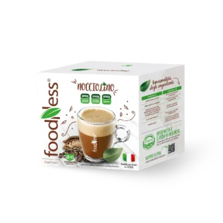 Foodness NOCCIOLINO Senza Lattosio - 10 Capsule Compatibili Dolce Gusto®