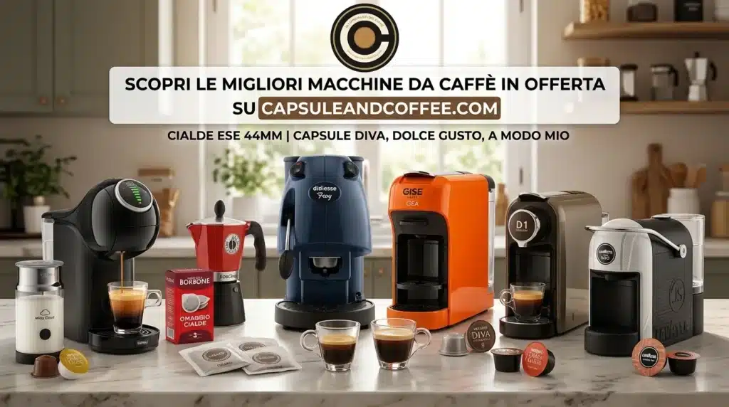 Guida alla Macchina da Caffè Perfetta: Cialde, Capsule o Moka? I Migliori Modelli per Casa e Ufficio
